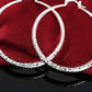 Charms 3CM circle hoop Earrings for Women fashion Pretty wedding party Jewelry Holiday gifts