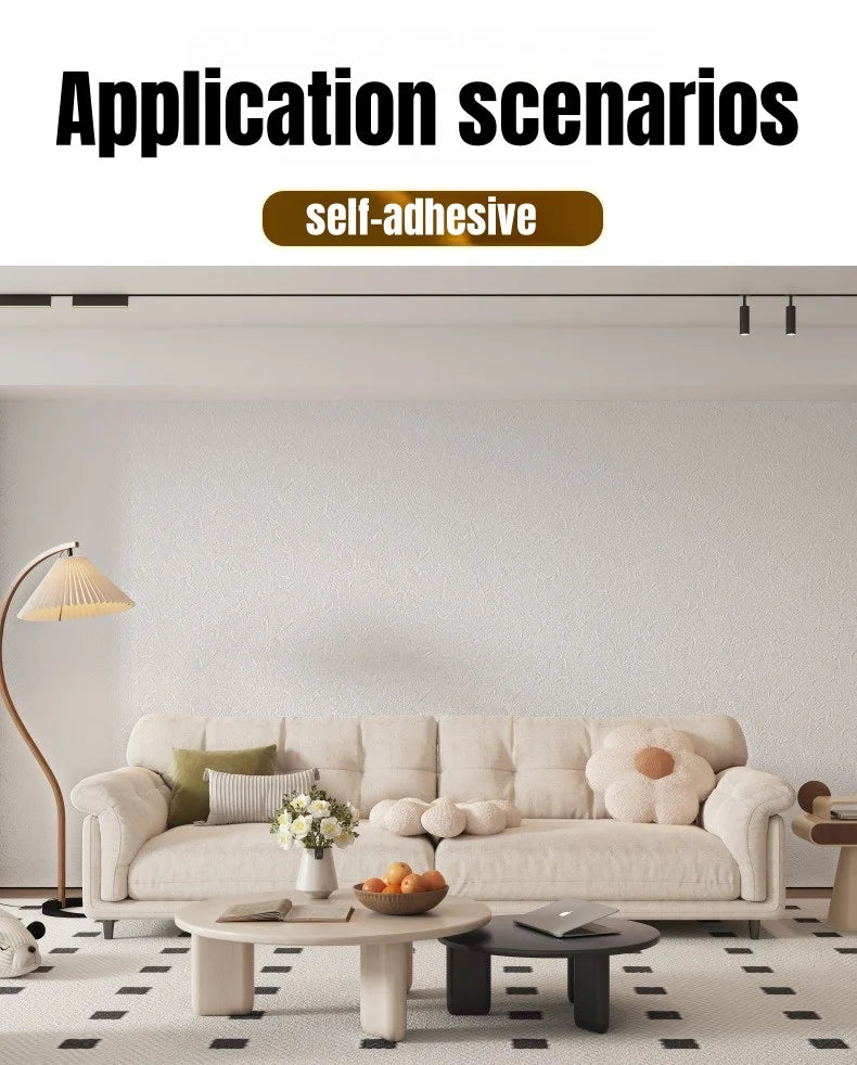 Imitate Travertine Wallpapers 3D Slate Textured Thickening Foam Self Adhesive Wall Stickers Suitable for Smooth and Flat Walls