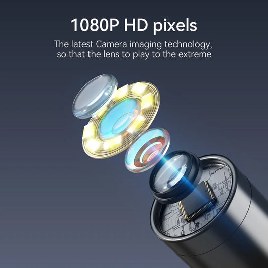4.3 "Single&Dual Lens Industrial Endoscope Camera HD1080P Car Inspection Borescope IP67 Waterproof Sewer Camera With 8LEDs Hard