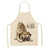 Cute Dog Pug Pattern Cotton Linen Sleeveless Chef Apron Kitchen Aprons Women Home Cooking Baking Waist Bib Pinafore 55x68cm