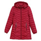 New Women Cotton Coat Autumn Winter Jacket Coat Middle-Aged Elderly Mothers Padded Hooded Keep Warm Down Cotton Overcoat Parkers