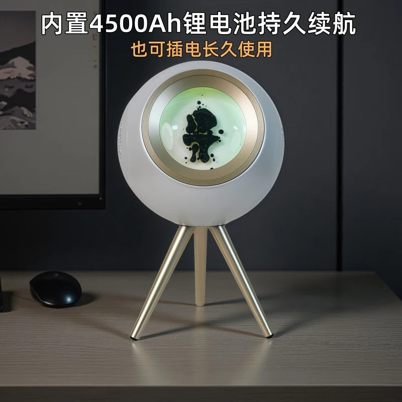 Venom Bluetooth Speaker,Magnetic Fluid Pickup Light,Decompression Creative Table,Men's And Women's Gift,High Soun