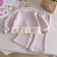 Girls Fashionable Sweet Spring Autumn New Style Casual Long Sleeve Two-Piece Set Children's Clothing Baby Girl Outfit