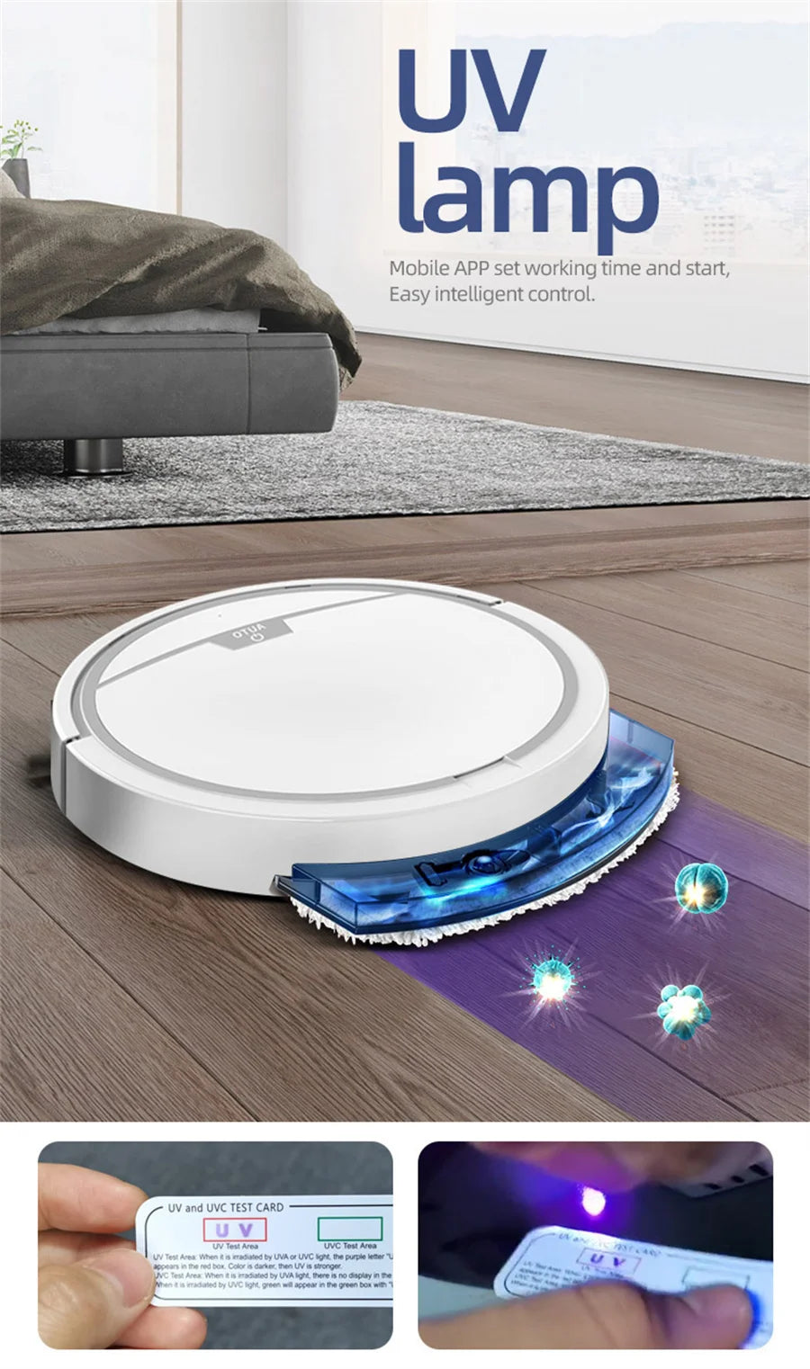 New Wireless Smart Robot Vacuum Cleaner Multifunctional Super Quiet Vacuuming Mopping Humidifying For Home Use Home Appliance