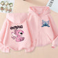 Funny Zip Up Sweatshirts Stitch Hoodie Children Clothes Kid Girl Boy Lilo and Stitch Sweatshirt Zipper Hoody Baby Casual Top