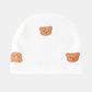 Newborn Cotton Soft Hat Baby Pure Cotton Cartoon Cap Infant 0-3 Months Windproof Spring Hat Kids Cap Newborn Accessories