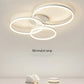 IRALAN Modern Ceiling Light with Infinitely Dimming App and Remote Control 3 Colors Changeable for in Living Sleeping and Lounge