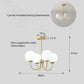 Modern luxury chandeliers E27 Bulb glass ball chandelier minimalism suspension design Living Room kitchen island pendant light