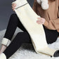 Women Thermal Leggings Winter Warm Sexy Elastic Translucent Pantyhose Female Fleece Thermal High Waist Slim Thicken Tight Pants