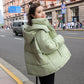 Women's Thickened Cotton Jacket Bread Style Winter Coat Loose Outerwear Student Fashion Korean Version Short Model