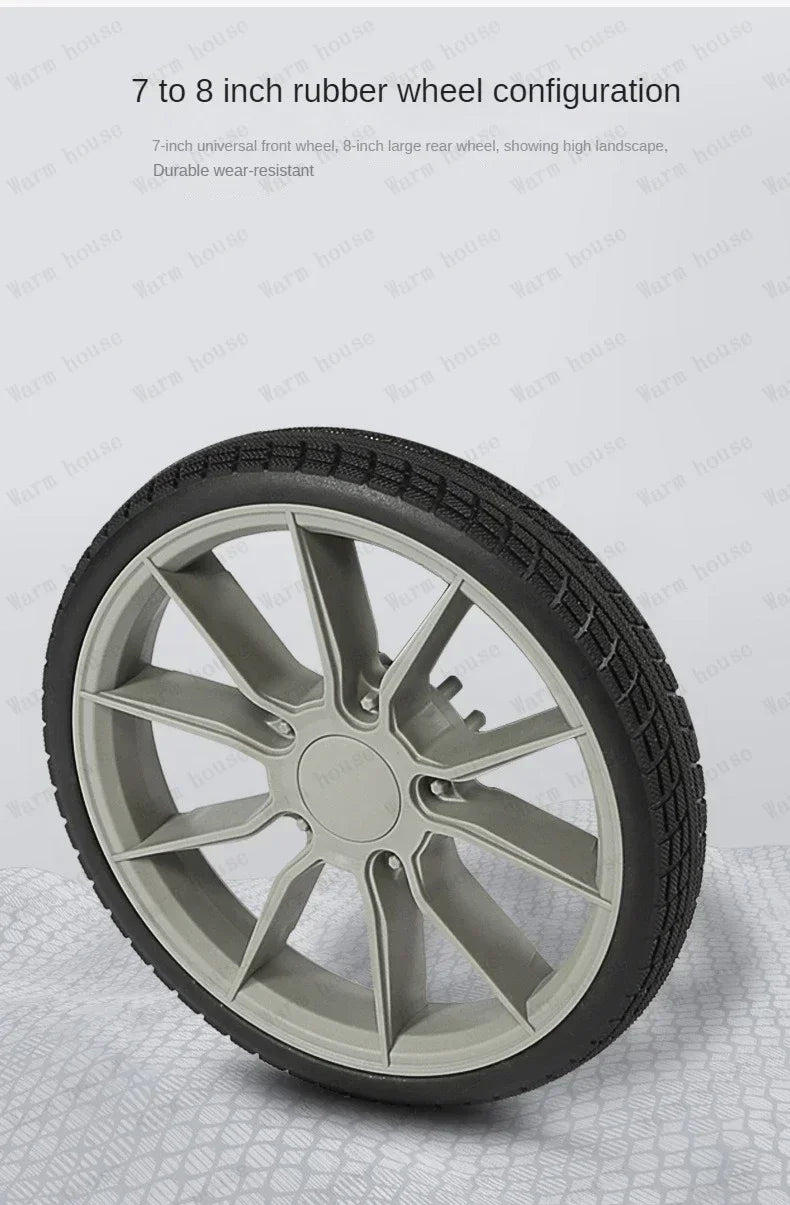 2025 New Baby Stroller 4in1 Multifunctional Newborn Baby Stroller 3in1 Foldable Basket Type Seat Lightweight Travel Pram