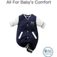 Newborn Baby Baseball Clothes 0 3 6 9 12 Months Boston Cotton Long Sleeve Footies Toddler Boy Clothes Kids Jumpsuit Pyjama Bebe