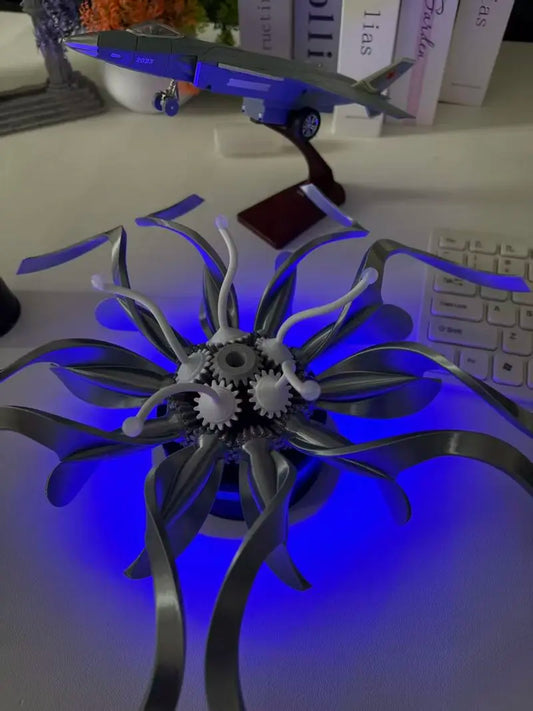 Nikolatoy Saatchi Gallery Modern Aesthetics Visual Art Preserved Flower Desktop Wall-Mounted Mechanical Flower Model Toy