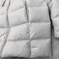 Winter Hooded Warm Mid Length Down Jacket Female Double Zipper Solid Parker Outwears Women 90% White Duck Down Loose Down Jacket