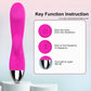 Dual-Headed Multi-Speed G-Spot Vibrator for Women, Body-Safe Silicone Clitoral and Vaginal Stimulator with Ergonomic Design
