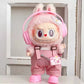 labubu clothes for 15-17cm Labubu clothing set includes headphones waist belt pants and accessories