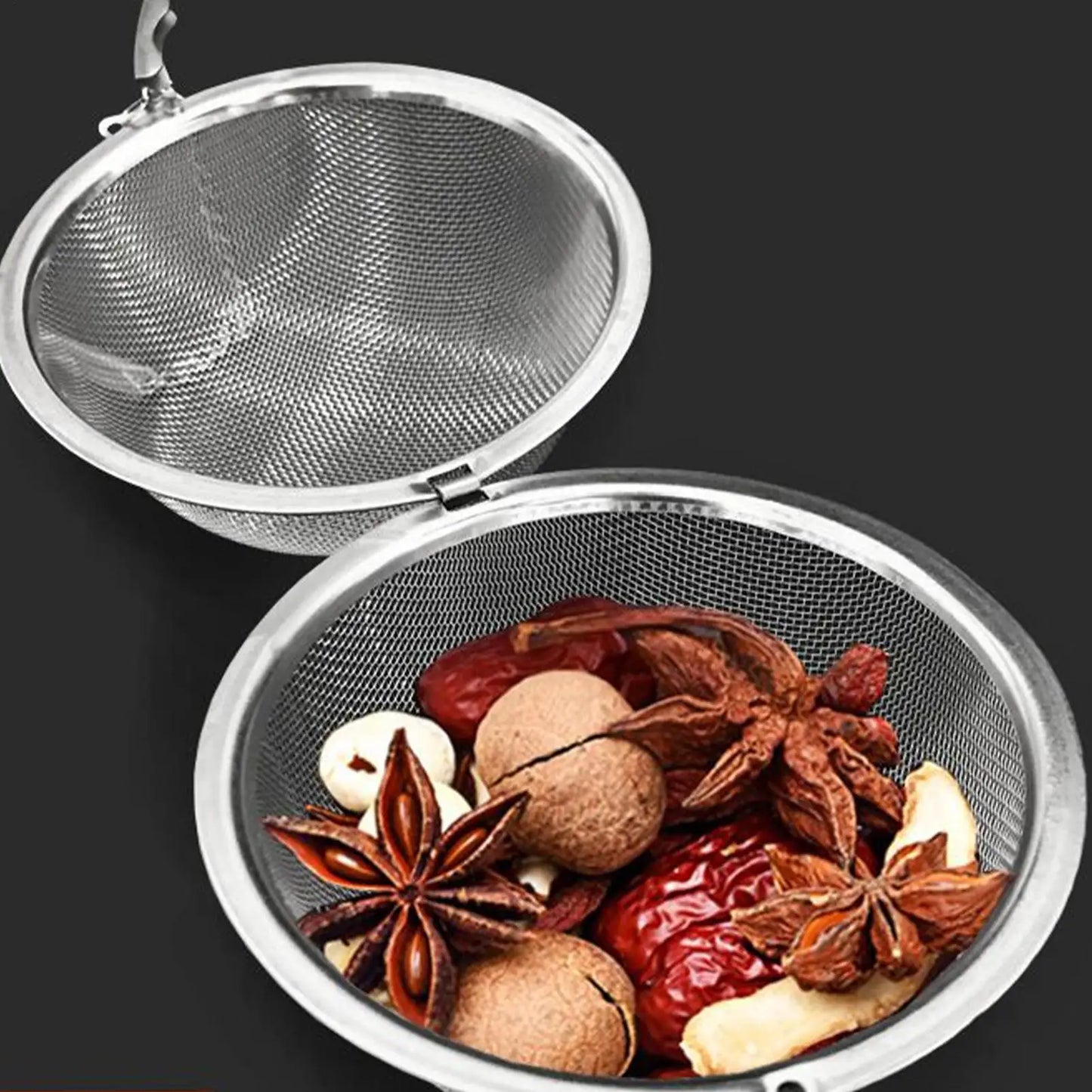 Tea Infuser Ball Stainless Steel Filter Ball Fine Mesh Tea Sieve for Matcha Coffee Baking Cooking Travel Work Kitchen Cocktail
