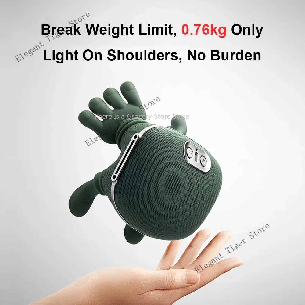 Bionic Neck Shoulder Massager Heated Back Massagers Electric Kneading Muscles Massage Pillow Neck Waist Leg Body ﻿3-Level Modes