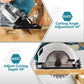 YOFIDRA 7Inch Brushless Electric Circular Saw 180mmCordless Adjustable Angle Cutting Power Tool Fit For Makita 18V Battery Pin