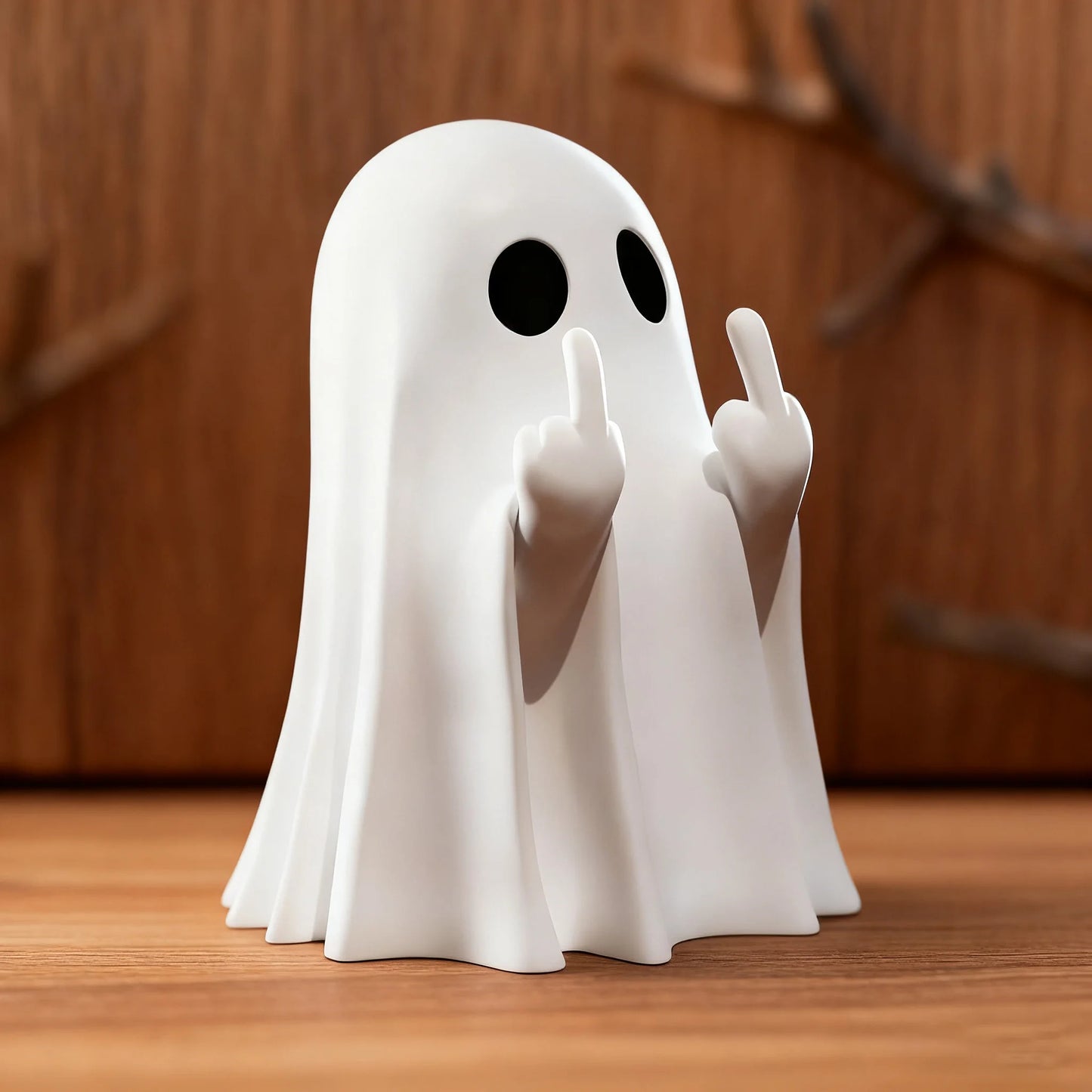 Cute Ghost Resin Decoration - New Halloween Creative Statue, Small Ornament for Home, Garden & Gift-Giving