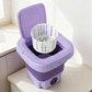 8L Portable Folding Washing Machine Compact Travel Clothes Socks Underwear Cleaner Washer for Home Camping Camping Trips
