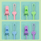 Silicone Pacifier Holder Clip Food-grade BPA Free Baby Pacifier Chain Anti-lost Adjustable Baby Teething Toys Strap Outdoor