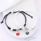 2PC Fashion Luminous Beads Star Couple Bracelet for Women Men Charm Cat Flower Heart Moon Love Matching Friend Bracelet Jewelry