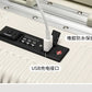 KO-KU New Front Opening Travel Suitcases 20/24/26/28 inch carrier Aluminum Frame Large Capacity Luggage USB Charging TSA Lock