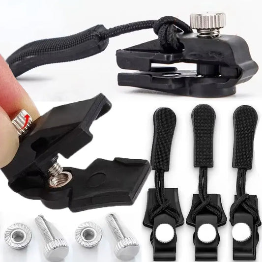 Universal Zipper Repair Kit Instant Fix Replacement Zipper Teeth Slider Puller for Jackets Bags Coats Clothing Accessories