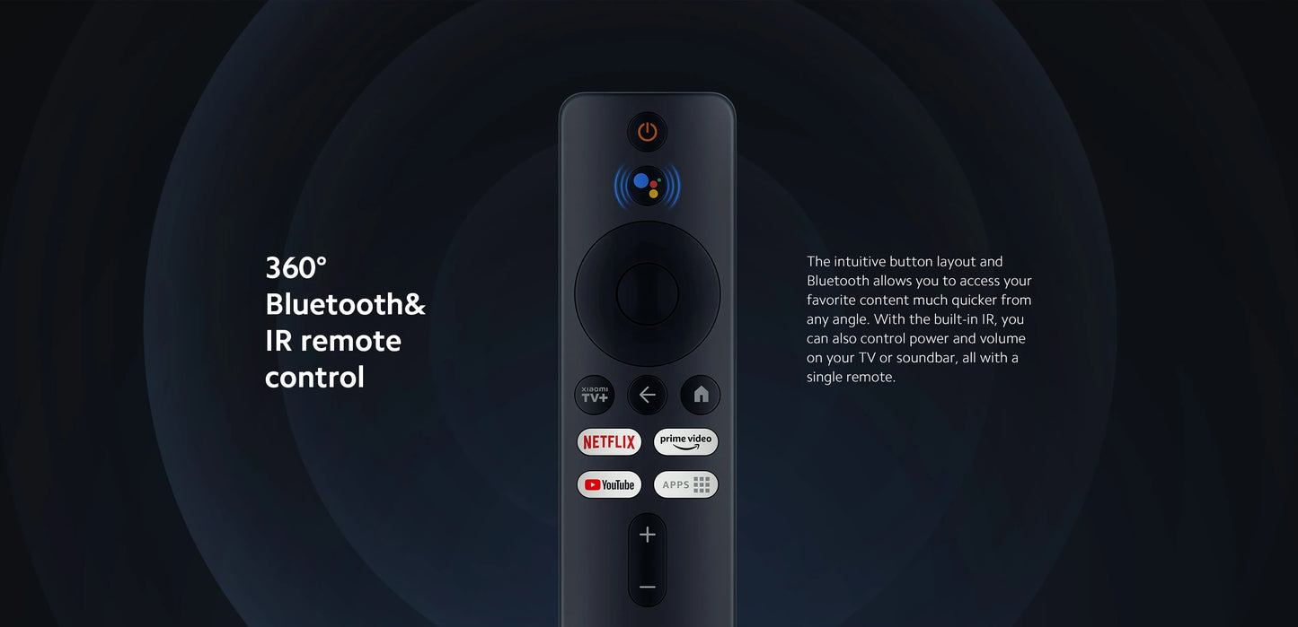 Xiaomi Mi TV Box S 2nd Gen Global Version Smart TV Box Media Player 4K Ultra HD BT5.2 2GB 8GB Android Google TV Google Assistant