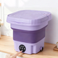 8L Portable Folding Washing Machine Compact Travel Clothes Socks Underwear Cleaner Washer for Home Camping Camping Trips