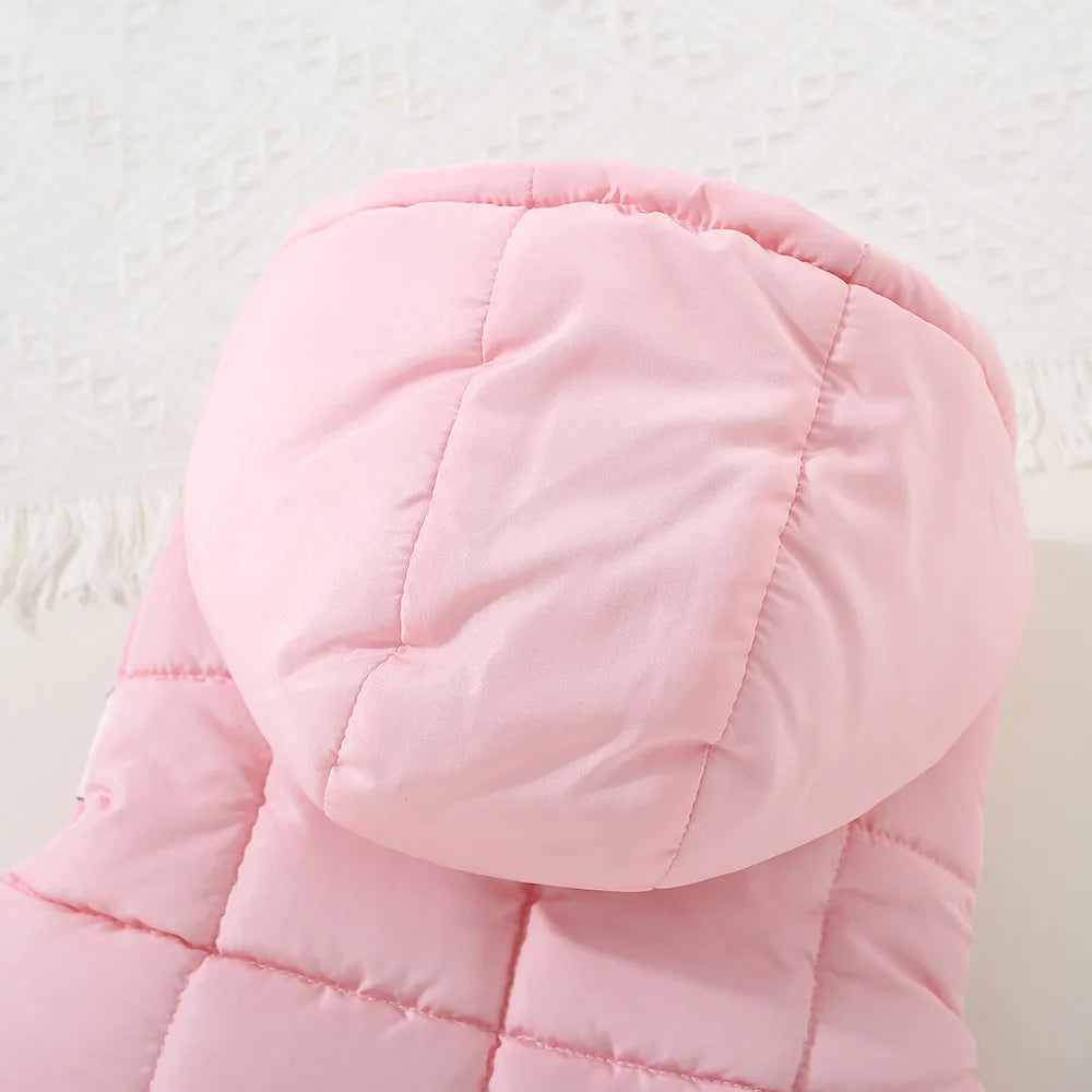 Winter children's clothing for infants and young children Elephant lining vest warm vest shoulder jacket and cotton jacket