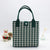 New Knitted Large Capacity Simple Stylish Handbag Customizable Personality Weave Bag Commuter Friendly Birdseye Pattern
