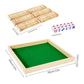 Wooden Shut The Box Dice Game 8 Dice Board Table Math Skills Game Party Club Drinking Games for Families Christmas Gift