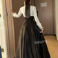 Simple Jersey Rhinestone Pleat A-line V-neck Long Dresses Quinceanera Classic Exquisite Sizes Available
