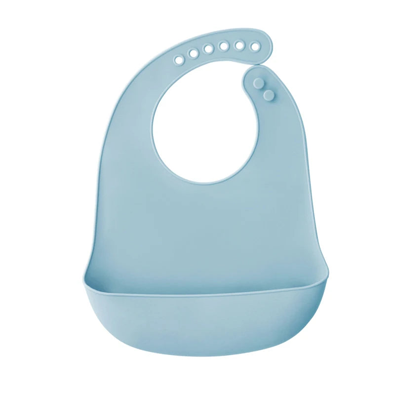 Silicone Waterproof Bibs Burping Cloth Feeding Things Apron Items Bib Product Stuff for Newborn Baby Eating Babies Everything