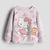 Christmas Kids Sportswear Baby Girls Hello Kitty Clothes Long Sleeve Cartoon Sweatshirt Tops Kuromi Girls Dance Team Hoodie