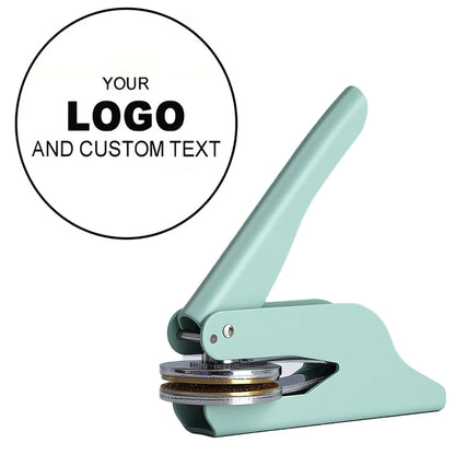 Custom Embosser Stamp LOGO DIY Personalized Book Embosser Seals for Letter Head Wedding Envelope Graduation Christmas Decoration