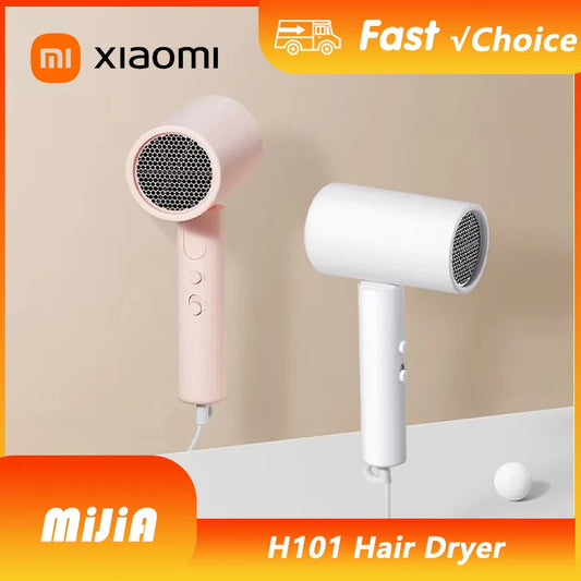 XIAOMI MIJIA Anion Hair Dryer H101 Portable Negative Ion Hair Care Professional Quick Dry 220V Home Travel Foldable Hair Dryers
