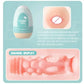 New Egg-Shaped Portable Male Masturbator Made of Soft Rubber with Realistic Vagina Texture Design Penis Massage Adult Sex Toy