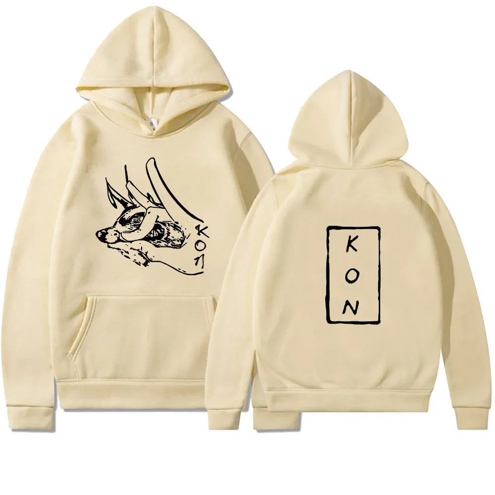 KON Japanese anime chainsaw man peripheral series printed sweatshirt new style letter long sleeve sweatshirt