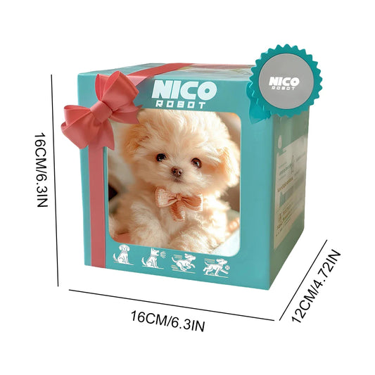 2026 New Cute Plush Robot Puppy Interactive Walking Simulated Puppy Barking Tail Wagging Puppy Plush Toy Chilren without Battery