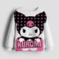 Christmas Kids Sportswear Baby Girls Hello Kitty Clothes Long Sleeve Cartoon Sweatshirt Tops Kuromi Girls Dance Team Hoodie