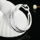 Charms 3CM circle hoop Earrings for Women fashion Pretty wedding party Jewelry Holiday gifts