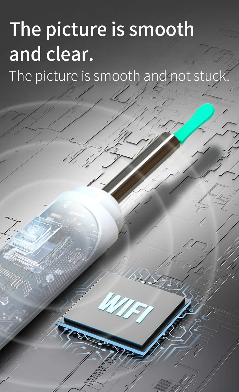 Ear Cleaner with Camera Set HD Ear Sticks Otoscope USB C Charging Endoscope Wax Removal Tool Earpick Ear Cleaning Set NK3 Pro