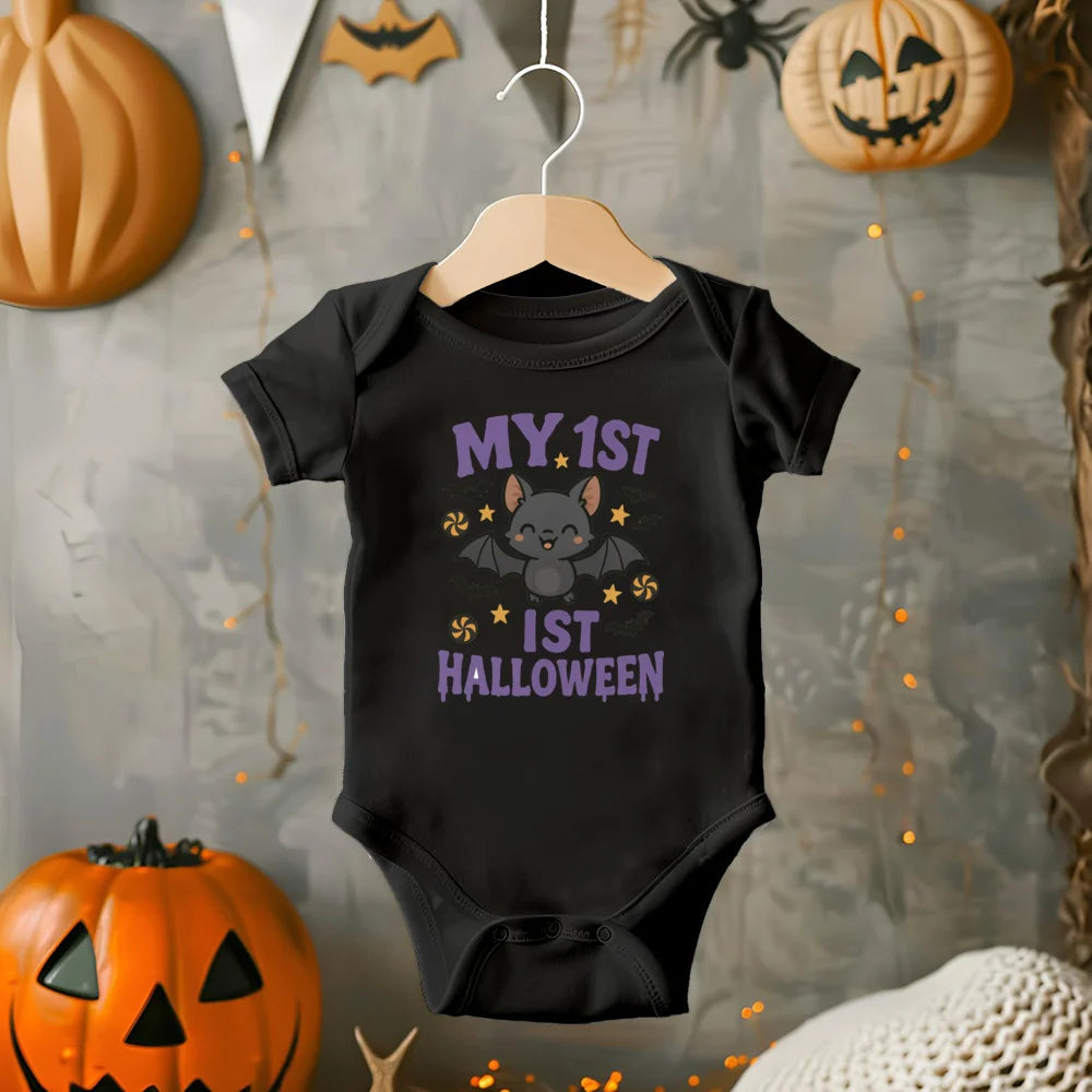 My 1st Halloween Baby Rompers Girls Boys Cute Bodysuit Toddler Halloween Costume Infant Clothes First Halloween Baby Gift