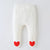 0-18M Baby Girl Pant with Footies Heart Trousers Newborn Infant PP Pant Toddler Girl Clothes Elastic Waist Kid Legging A1119