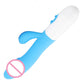 Silicone G Spot Dildo Rabbit Vibrator Dual Vibration 10 Speeds Female Vagina Clitoris Massager Adult Sex Toys For Women