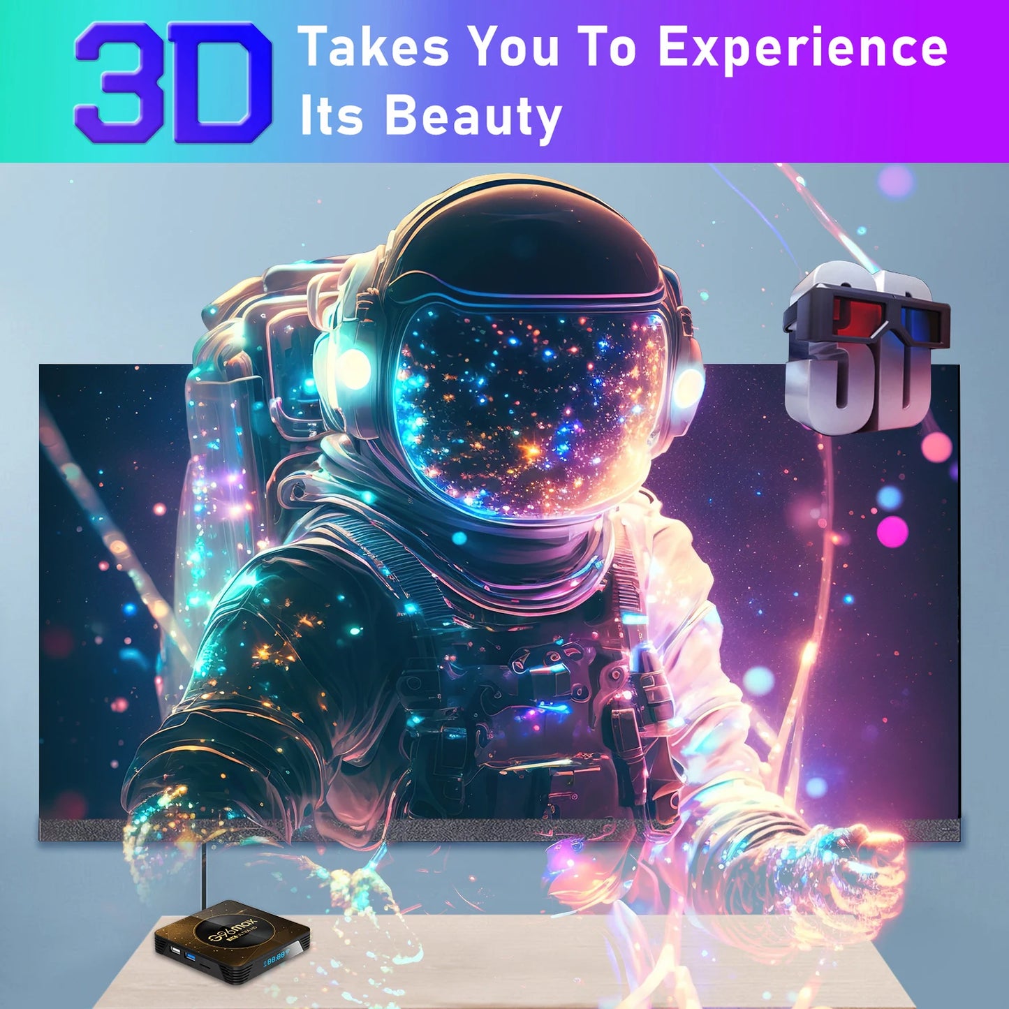 Android 13 8K Ultra HD Smart TV Box Wifi6 Fast Stable Transmission Media Player 4GB64GB Large Memory Netflix Youtube ATV MAXA13