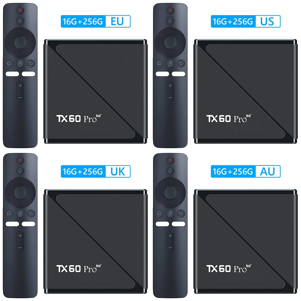 2025New Android 16 Smart TV Box 14K 2.4G/5G Dual WiFi Media Player with Remote Set Top Box Android Box Voice Remote 16G 256G